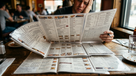 Why Too Many Menu Items Is Bad for Business