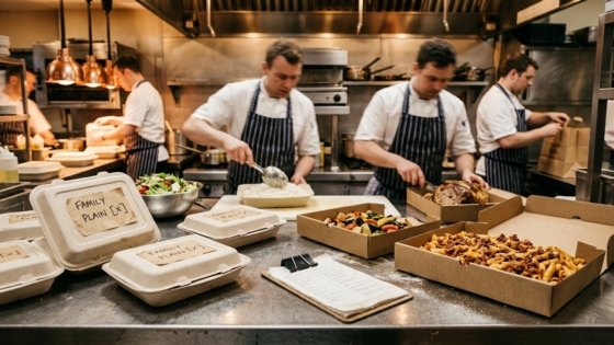 Handling Complex Orders: Family Dinners and Catering