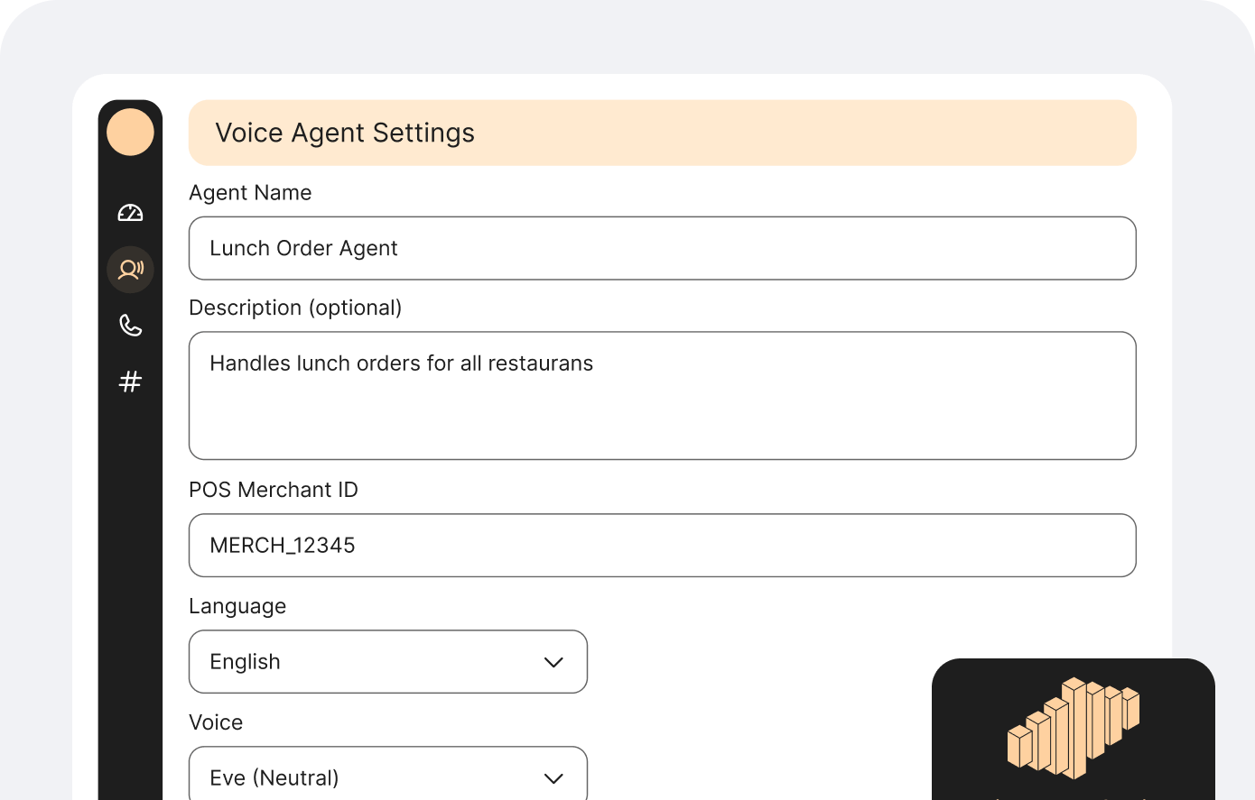 Create Your Restaurant Voice Bots -Tunvo Blog